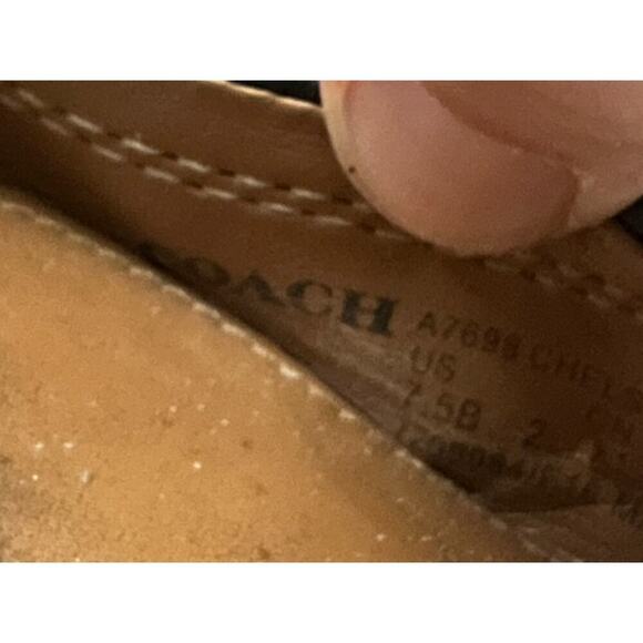 Coach black steel toe womens slides slip on shoes professional classy designer - Picture 5 of 6